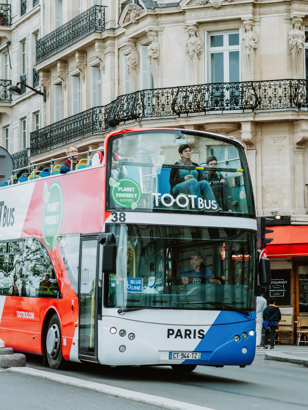 Hop on hop off bus Paris Tootbus Big Bus