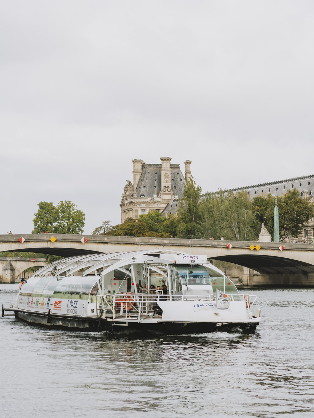 Batobus Paris or water taxi on the Seine
