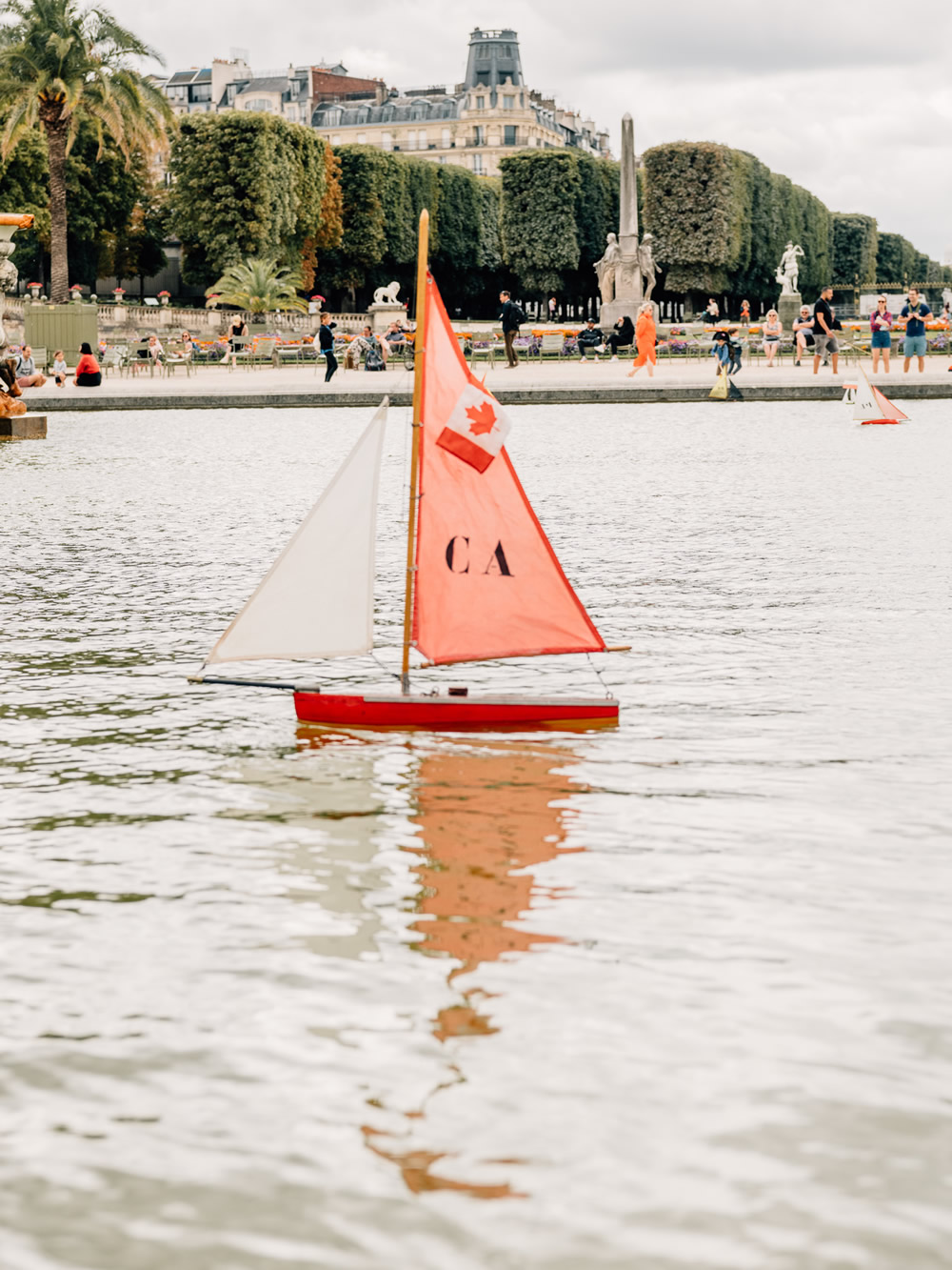 Sailboats in the Luxembourg Gardens