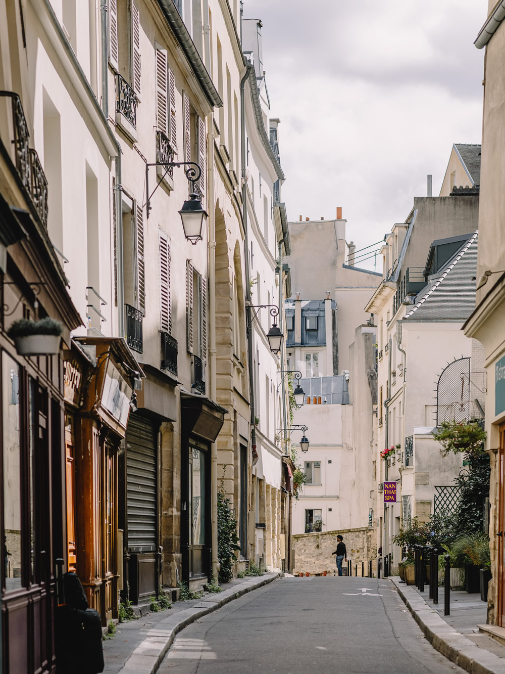 The Latin Quarter district in Paris